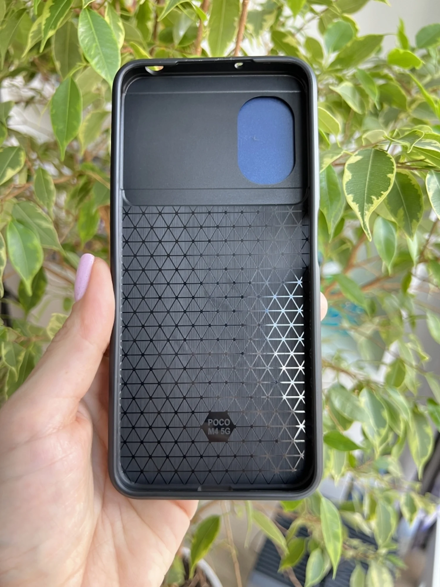 Темно-синий чехол противоударный armors для Xiaomi Poco M5 и Poco M4 5G / Поко М5 и Поко М4 5G