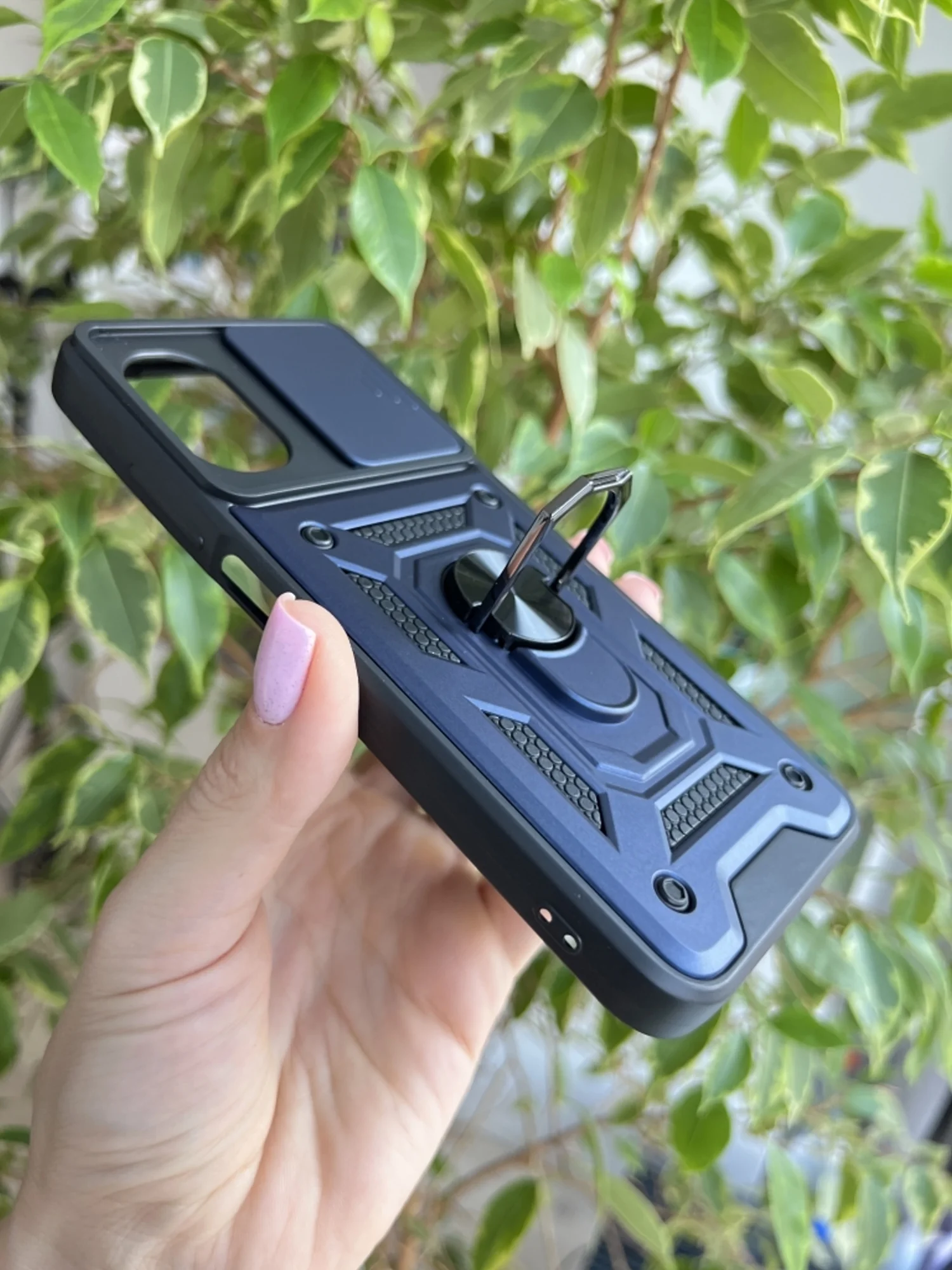 Темно-синий чехол противоударный armors для Xiaomi Poco M5 и Poco M4 5G / Поко М5 и Поко М4 5G