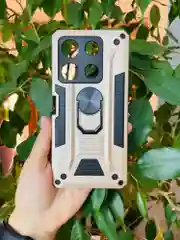 Золотой чехол противоударный military для Infinix Note 30 Pro / Инфиникс Ноте 30 Про