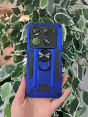 Синий чехол противоударный military для Infinix Note 40 Pro 4G и Note 40 Pro Plus