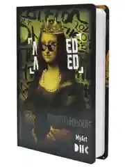 Золотой блокнот DNK А5, 64 листа, скетчбук MyArt плотность 120г/кв.м. Проф-Пресс