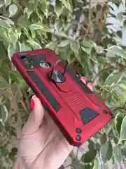 Красный чехол противоударный military для Tecno Spark 7 / Техно Спарк 7