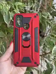 Красный чехол противоударный military для Tecno Spark 7 / Техно Спарк 7