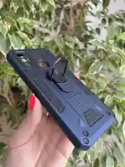 Темно-синий чехол противоударный military для Tecno Spark 7 / Техно Спарк 7