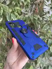 Синий чехол противоударный military для Tecno Spark 7 / Техно Спарк 7