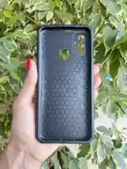 Черный чехол противоударный military для Tecno Spark 7 / Техно Спарк 7