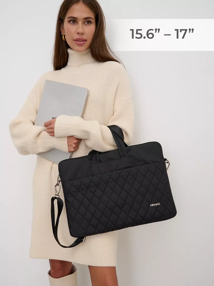 Черный сумка для ноутбука KINMAC 15.6 и 17 дюймов