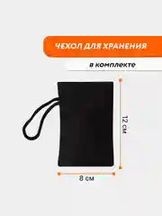 Черный туристический набор складных столовых приборов походный из стали: вилка, ложка, нож