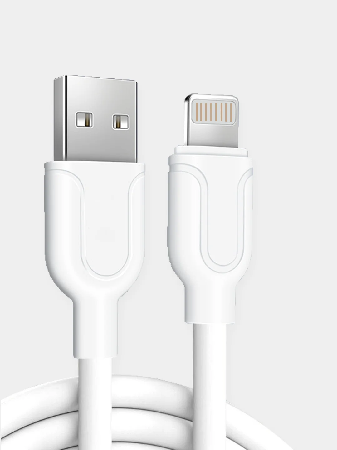 Белый usb-кабель Lightning для iPhone, для зарядки и передачи данных, лайтинг