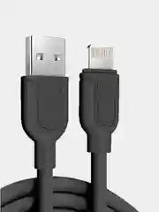 Черный usb-кабель Lightning для iPhone, для зарядки и передачи данных, лайтинг