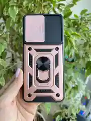 Розовый чехол противоударный armors для Xiaomi Poco X4 GT / Поко Х4 ГТ с защитой камеры