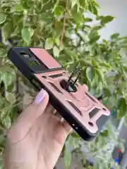 Розовый чехол противоударный armors для Xiaomi Poco X4 GT / Поко Х4 ГТ с защитой камеры