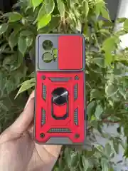 Красный чехол противоударный armors для Xiaomi Poco X4 GT / Поко Х4 ГТ с защитой камеры