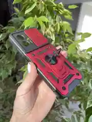 Красный чехол противоударный armors для Xiaomi Poco X4 GT / Поко Х4 ГТ с защитой камеры