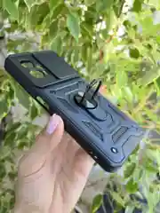 Темно-синий чехол противоударный armors для Xiaomi Poco X4 GT / Поко Х4 ГТ с защитой камеры
