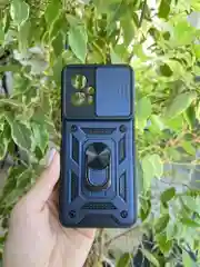 Темно-синий чехол противоударный armors для Xiaomi Poco X4 GT / Поко Х4 ГТ с защитой камеры