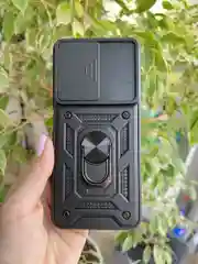 Черный чехол противоударный armors для Xiaomi Poco X4 GT / Поко Х4 ГТ с защитой камеры