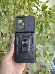 Черный чехол противоударный armors для Xiaomi Poco X4 GT / Поко Х4 ГТ с защитой камеры