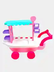 Розовый игровой набор ЛОЛ Тележка с едой