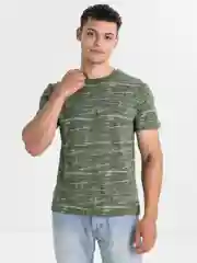 Зелёный хаки футболка Мужская с принтом