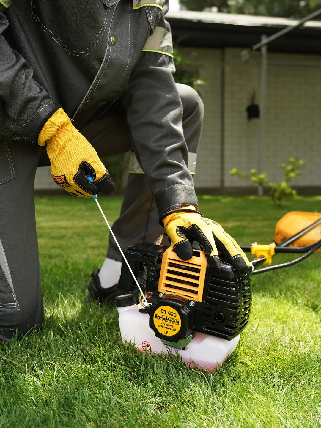 Триммер бензиновый кусторез Partner for garden BT-620 4,9 л.с., 62 куб/см