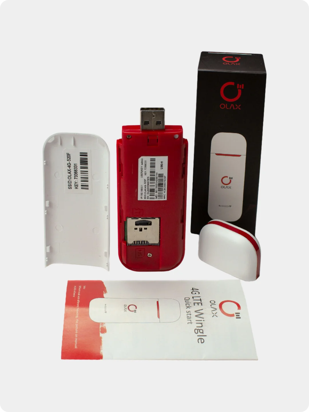 4G модем OLAX U90 с разъемом CRC9 и wifi модулем