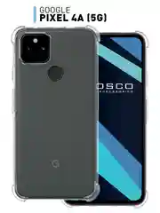 Прозрачный противоударный чехол для Google Pixel 4A 5G силиконовый ROSCO прозрачный, усиленныe углы