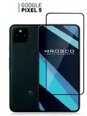 Прозрачный стекло для Google Pixel 5 защитное ROSCO прозрачное с олеофобным покрытием и черной рамкой