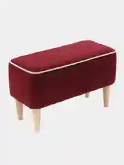 Вишнёвый банкетка MONOFIX, АММА, велюр