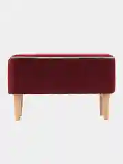 Вишнёвый банкетка MONOFIX, АММА, велюр
