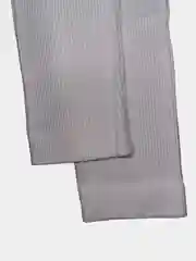 Белый лосины в рубчик