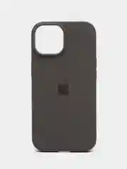 Бежевый чехол Silicone Case Premium для iPhone (Айфон) 11, 13, 14, 15, Pro, Max, с закрытым низом