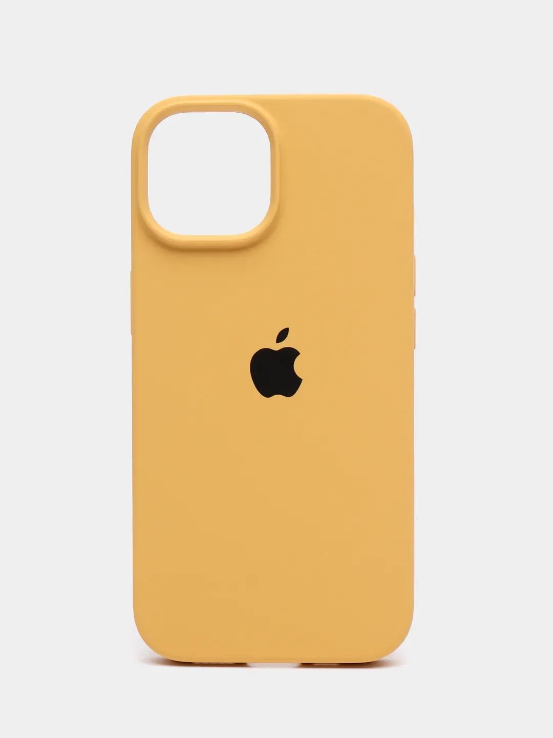 Бронзовый чехол Silicone Case Premium для iPhone (Айфон) 11, 13, 14, 15, Pro, Max, с закрытым низом