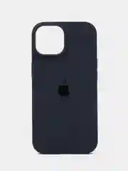 Индиго чехол Silicone Case Premium для iPhone (Айфон) 11, 13, 14, 15, Pro, Max, с закрытым низом