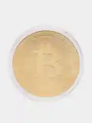 Монета Биткоин / Bitcoin / Сувенирная монета / Сувенир