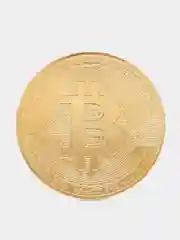 Монета Биткоин / Bitcoin / Сувенирная монета / Сувенир