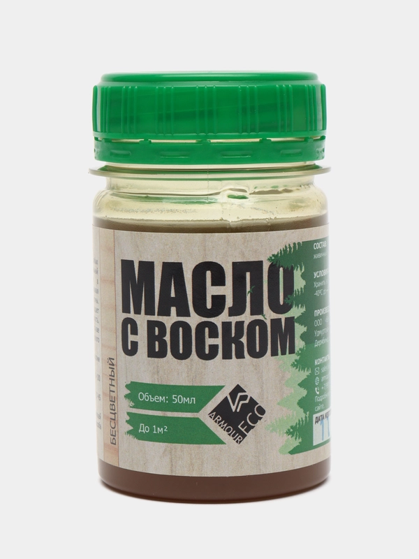 Масло с воском бесцветный 50мл