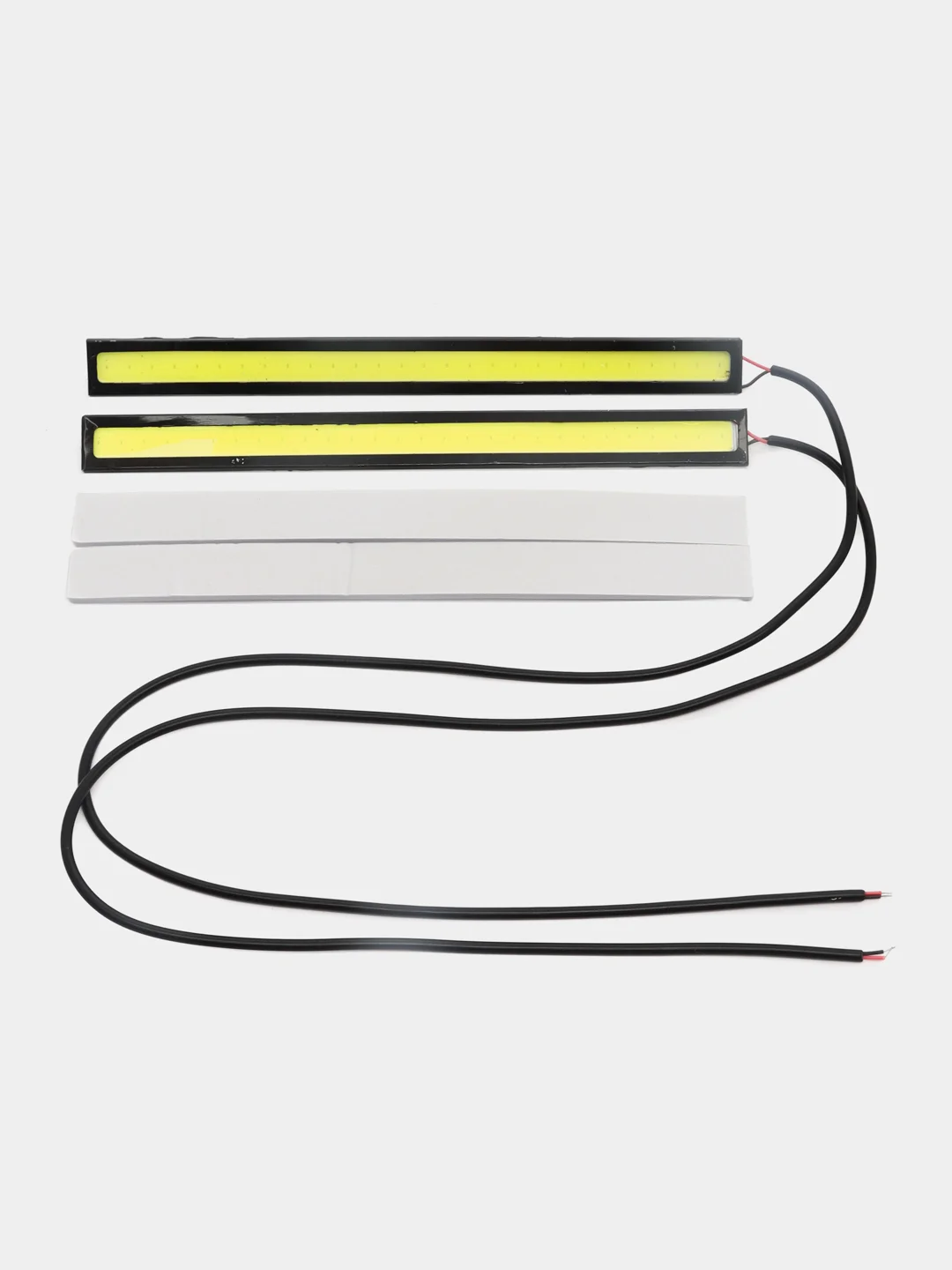 Черный new GALAXY Дневные ходовые огни, LED 28шт, метал. корп., 170мм, 12V, белый, 2шт.