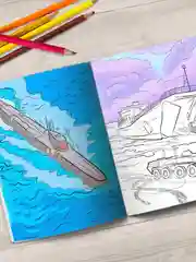 Алый раскраска для мальчика А4 24 стр "Крутые раскраски". Проф-Пресс