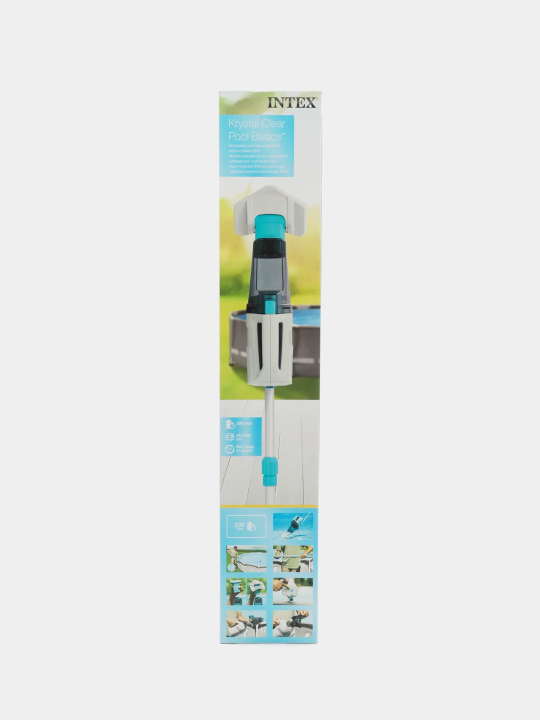 Аккумуляторный пылесос для чистки бассейнов и джакузи Intex 28628 ZR 200