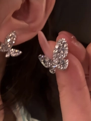 Серьги женские бабочки