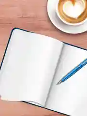 Синий блокнот скетчбук А4, 64 листа Gatto Rosso. Angel Sketchbook. Проф-Пресс