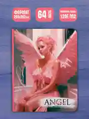 Пастельно-коралловый блокнот скетчбук А4, 64 листа Gatto Rosso. Angel Sketchbook. Проф-Пресс