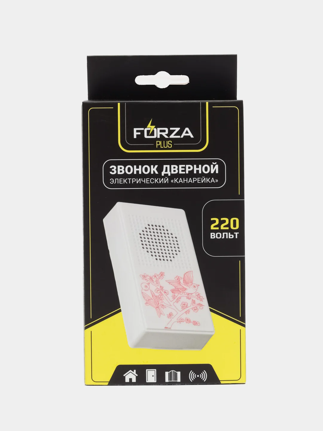 FORZA Звонок дверной электрический, 220В, "Канарейка"