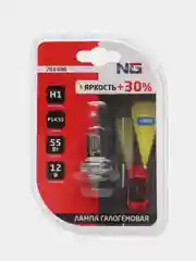 NG Лампа галогеновая H1, 12В 55Вт, P14.5S, 1шт/блистер (Original)