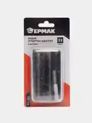 ЕРМАК набор отвертка-адаптер с битами, АБС пластик, сталь