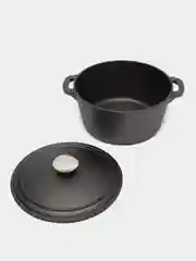 VETTA Кастрюля чугун, 3,8л, d23х10см, чугун крышка, нерж ручка