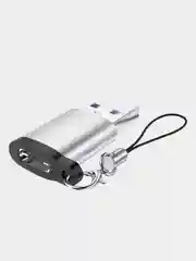Серебряный переходник адаптер type-c usb 3.0 otg