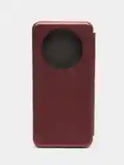 Бордовый чехол-книжка для Xiaomi Redmi A3/A3X/POCO C61
