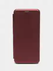 Бордовый чехол-книжка для Xiaomi Redmi A3/A3X/POCO C61